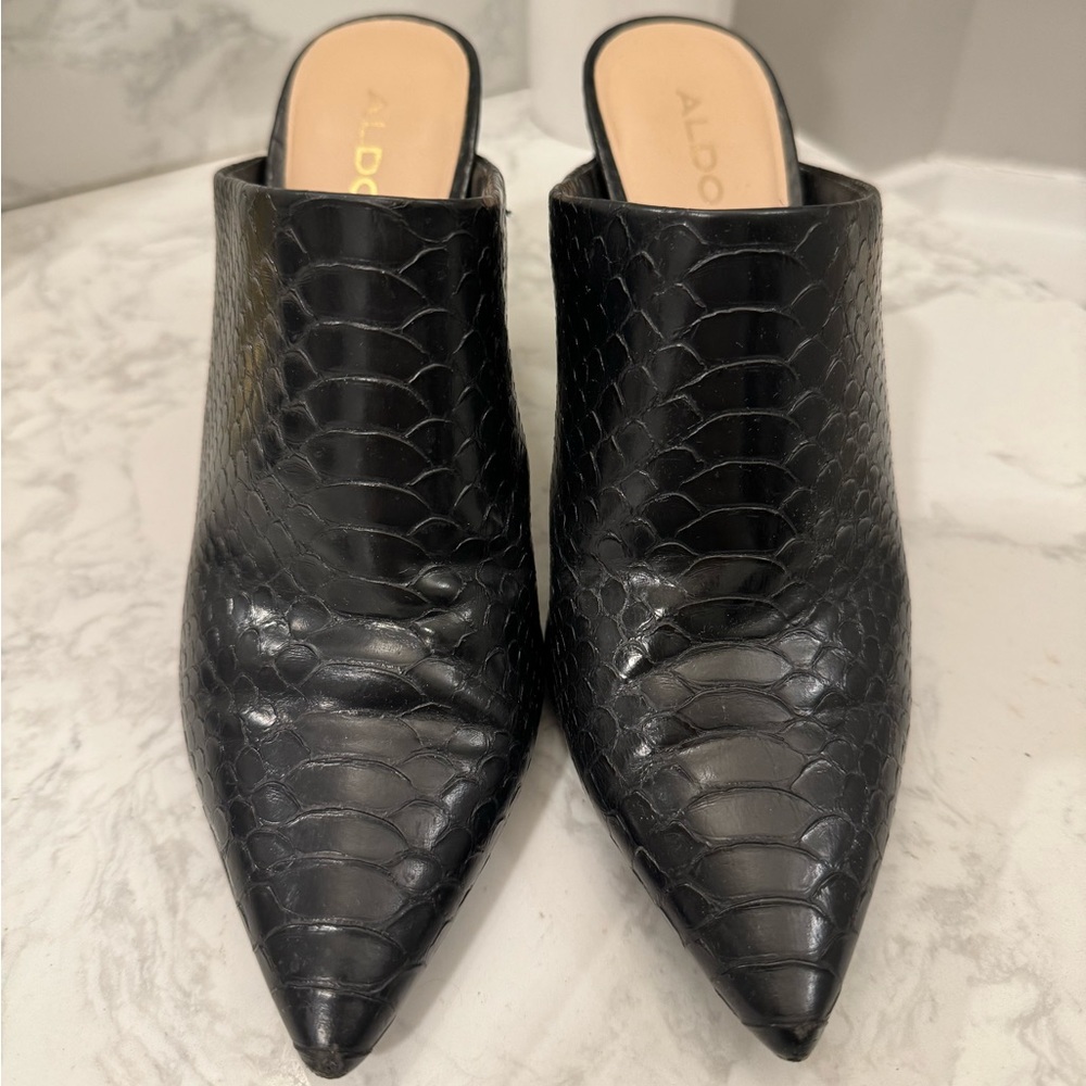 Aldo snakeskin heels